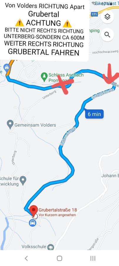 Apart Grubertal Volders Екстер'єр фото